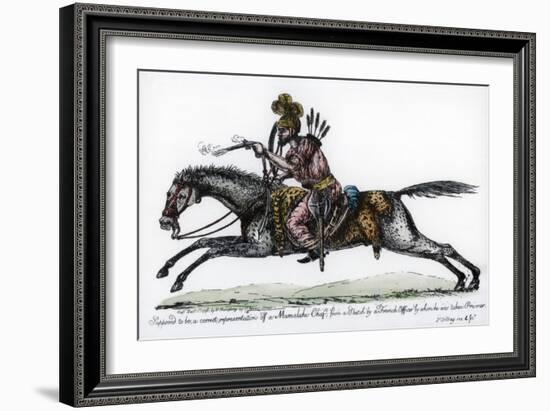 Mameluke Chief, 1798-James Gillray-Framed Giclee Print