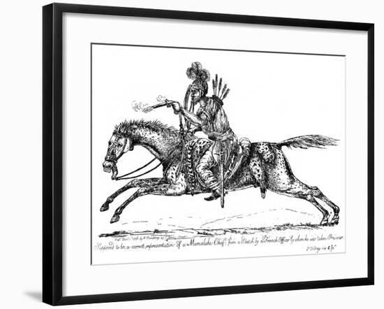 Mameluke Chief, 1798-James Gillray-Framed Giclee Print