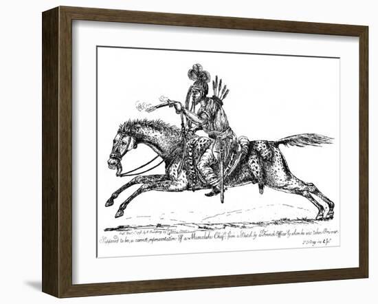 Mameluke Chief, 1798-James Gillray-Framed Giclee Print