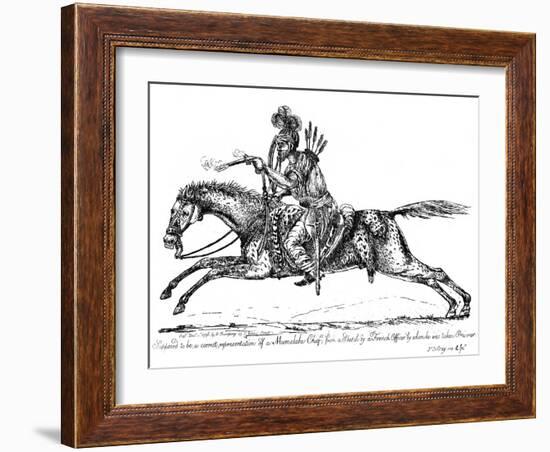 Mameluke Chief, 1798-James Gillray-Framed Giclee Print