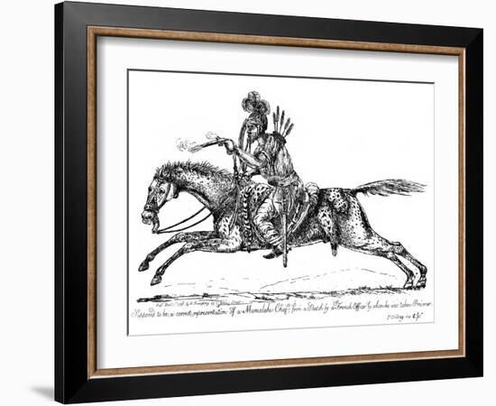 Mameluke Chief, 1798-James Gillray-Framed Giclee Print