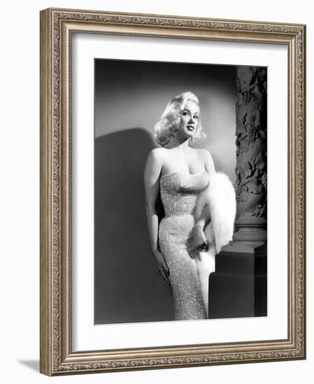 Mamie Van Doren- 1950s (b/w photo)-null-Framed Photo