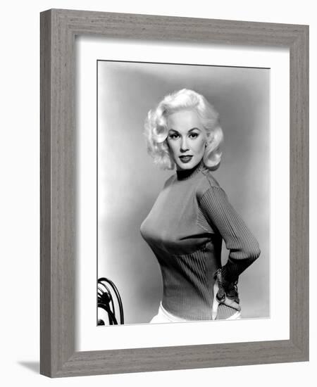 Mamie Van Doren- 1955 (b/w photo)-null-Framed Photo