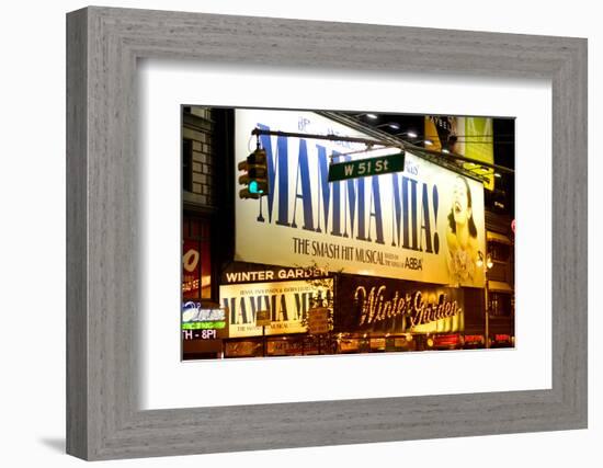 Mamma Mia - the musical - Times Square - Manhattan - New York City - United States-Philippe Hugonnard-Framed Photographic Print