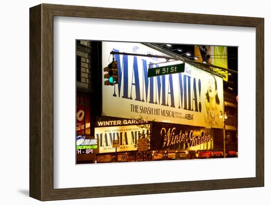 Mamma Mia - the musical - Times Square - Manhattan - New York City - United States-Philippe Hugonnard-Framed Photographic Print