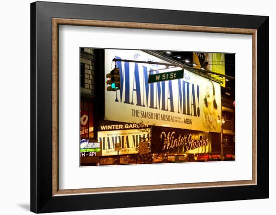 Mamma Mia - the musical - Times Square - Manhattan - New York City - United States-Philippe Hugonnard-Framed Photographic Print