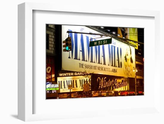 Mamma Mia - the musical - Times Square - Manhattan - New York City - United States-Philippe Hugonnard-Framed Photographic Print