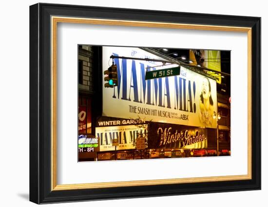 Mamma Mia - the musical - Times Square - Manhattan - New York City - United States-Philippe Hugonnard-Framed Photographic Print