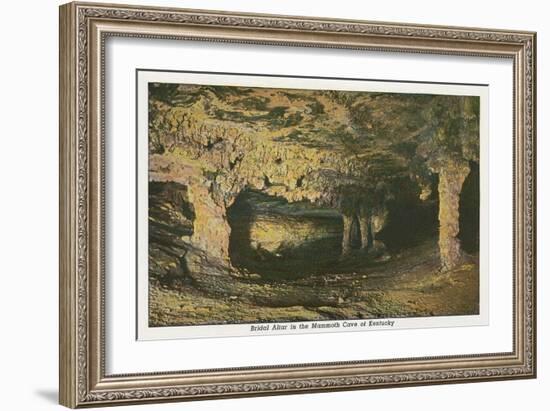 Mammoth Cave, Bridal Altar-null-Framed Art Print