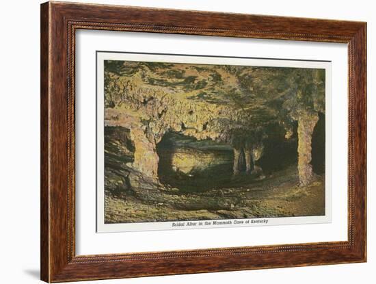 Mammoth Cave, Bridal Altar-null-Framed Art Print