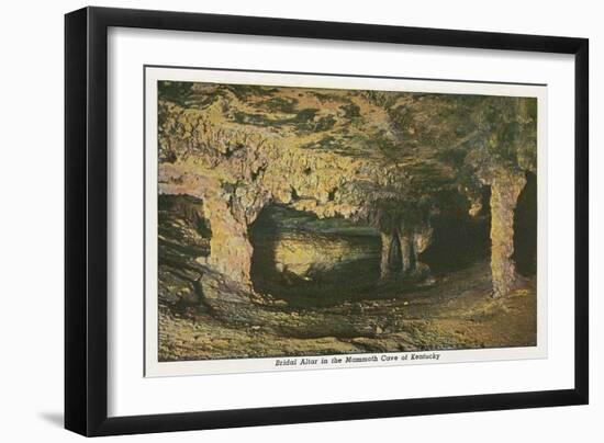 Mammoth Cave, Bridal Altar-null-Framed Art Print