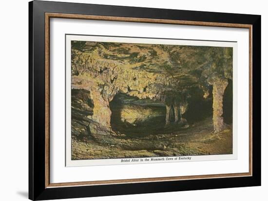Mammoth Cave, Bridal Altar-null-Framed Art Print