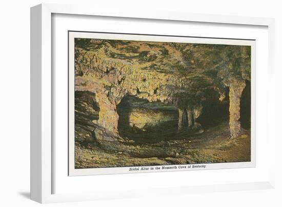 Mammoth Cave, Bridal Altar-null-Framed Art Print