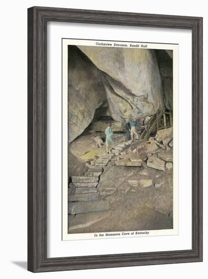 Mammoth Cave, Corkscrew Entrance-null-Framed Art Print