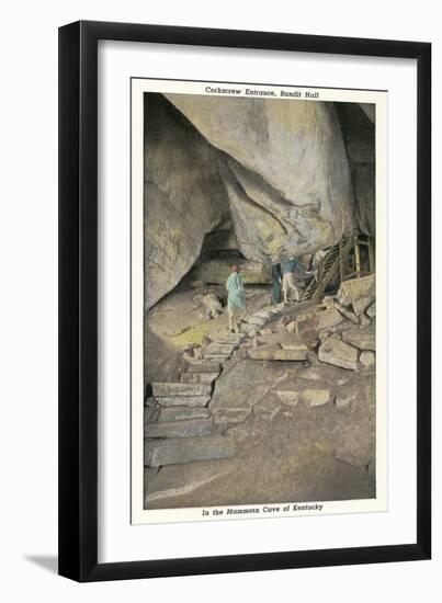 Mammoth Cave, Corkscrew Entrance-null-Framed Art Print