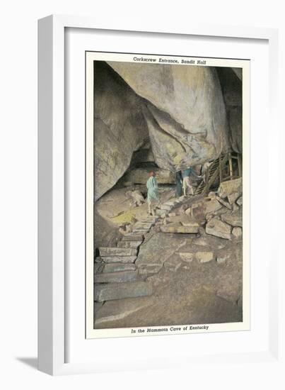 Mammoth Cave, Corkscrew Entrance-null-Framed Art Print