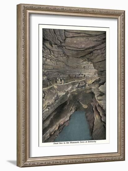 Mammoth Cave, Dead Sea-null-Framed Art Print