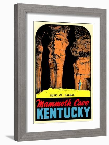 Mammoth Cave Decal-null-Framed Art Print