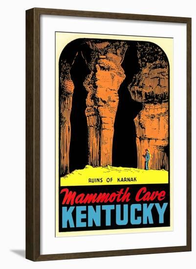 Mammoth Cave Decal-null-Framed Art Print