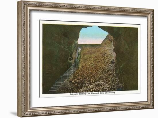 Mammoth Cave Entrance Looking Out-null-Framed Art Print