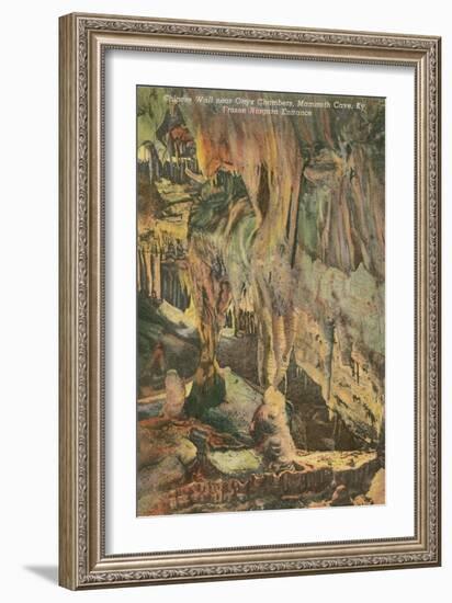 Mammoth Cave, Frozen Niagara Entrance-null-Framed Art Print