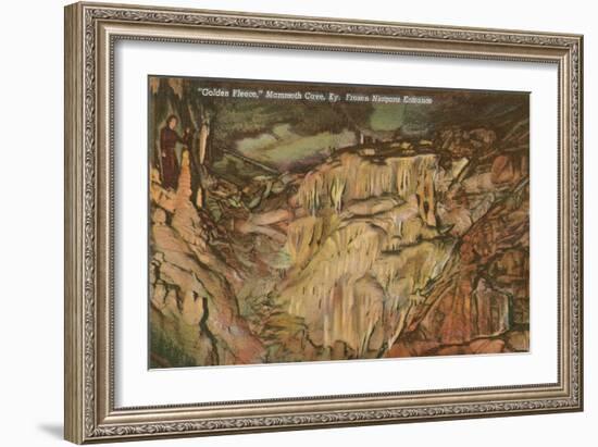 Mammoth Cave, Frozen Niagara Entrance-null-Framed Art Print