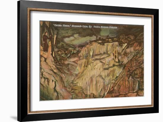 Mammoth Cave, Frozen Niagara Entrance-null-Framed Art Print