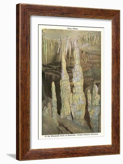 Mammoth Cave, Frozen Niagara Entrance-null-Framed Art Print