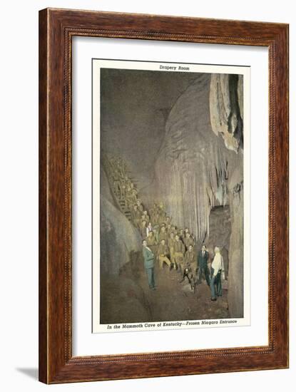 Mammoth Cave, Frozen Niagara Entrance-null-Framed Art Print