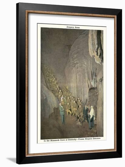 Mammoth Cave, Frozen Niagara Entrance-null-Framed Art Print