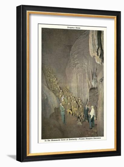 Mammoth Cave, Frozen Niagara Entrance-null-Framed Art Print