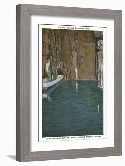 Mammoth Cave, Frozen Niagara Entrance-null-Framed Art Print