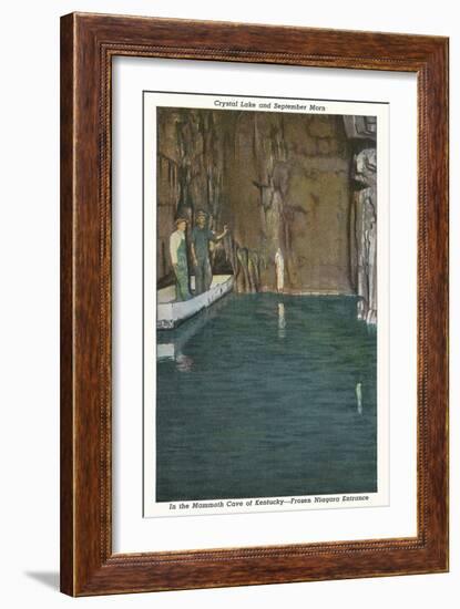 Mammoth Cave, Frozen Niagara Entrance-null-Framed Art Print