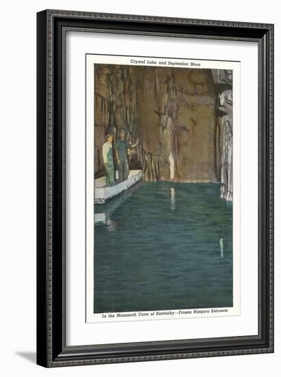 Mammoth Cave, Frozen Niagara Entrance-null-Framed Art Print