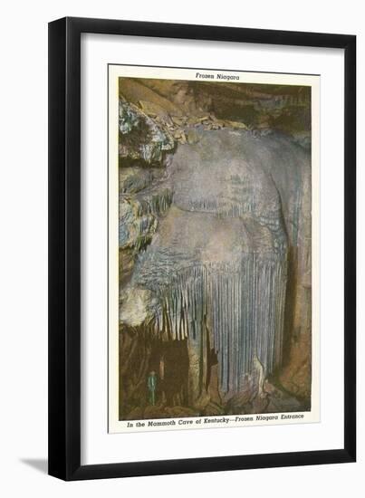 Mammoth Cave, Frozen Niagara Entrance-null-Framed Art Print