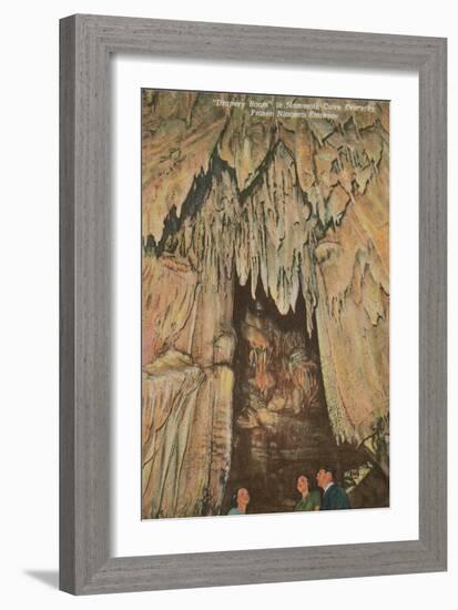 Mammoth Cave, Frozen Niagara Entrance-null-Framed Art Print