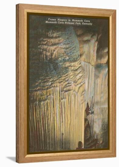 Mammoth Cave, Frozen Niagara Entrance-null-Framed Stretched Canvas