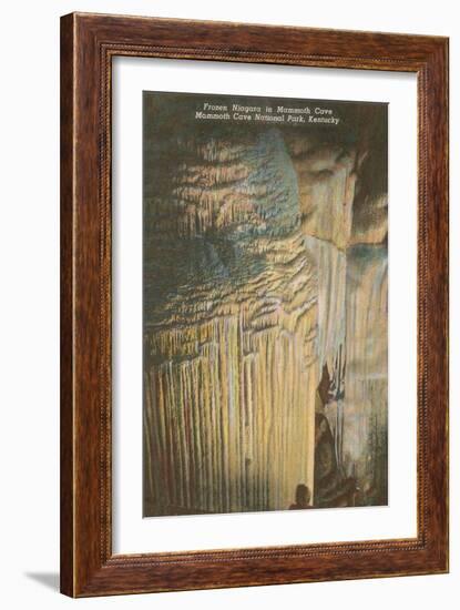 Mammoth Cave, Frozen Niagara Entrance-null-Framed Art Print