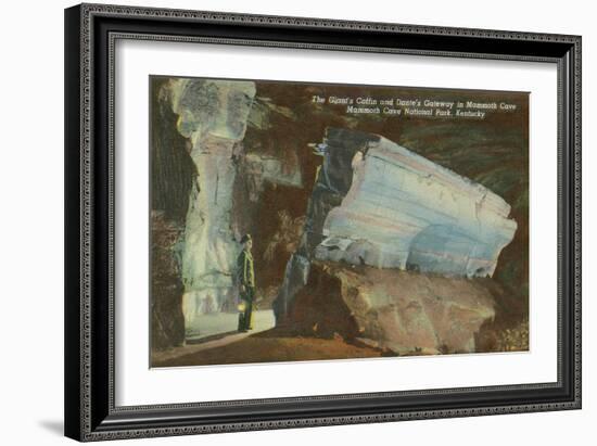 Mammoth Cave, Giant's Coffin-null-Framed Art Print