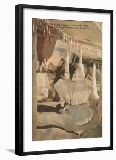 Mammoth Cave, Hindu Temple-null-Framed Art Print