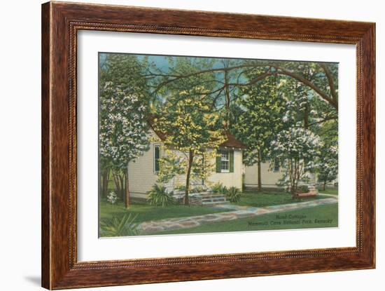 Mammoth Cave Hotel Cottages-null-Framed Art Print