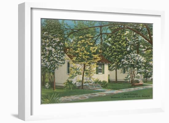 Mammoth Cave Hotel Cottages-null-Framed Art Print