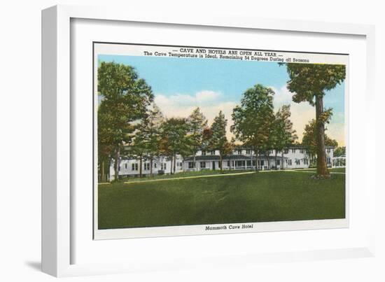 Mammoth Cave Hotel-null-Framed Art Print