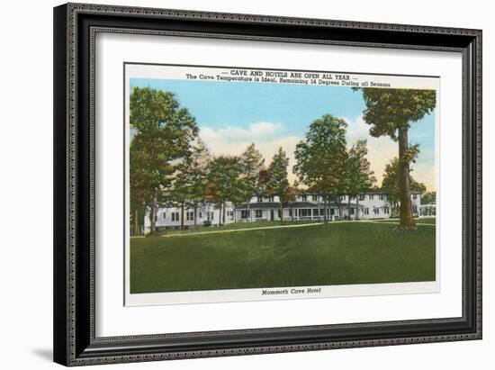 Mammoth Cave Hotel-null-Framed Art Print