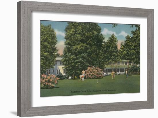 Mammoth Cave Hotel-null-Framed Art Print