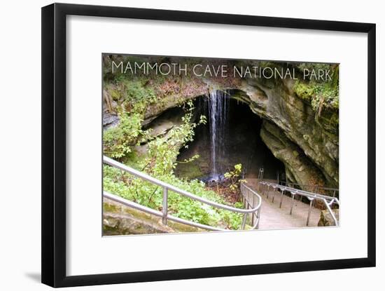 Mammoth Cave, Kentucky - Cave Entrance 1-Lantern Press-Framed Art Print