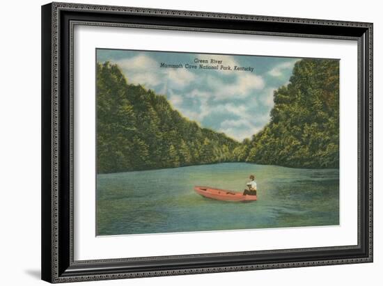 Mammoth Cave National Park, Green River-null-Framed Art Print