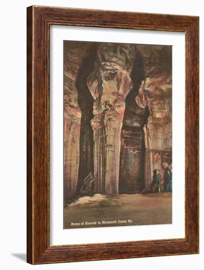 Mammoth Cave, Ruins of Karnak-null-Framed Art Print