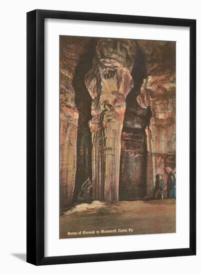 Mammoth Cave, Ruins of Karnak-null-Framed Art Print