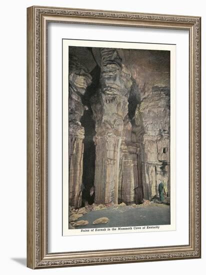 Mammoth Cave, Ruins of Karnak-null-Framed Art Print